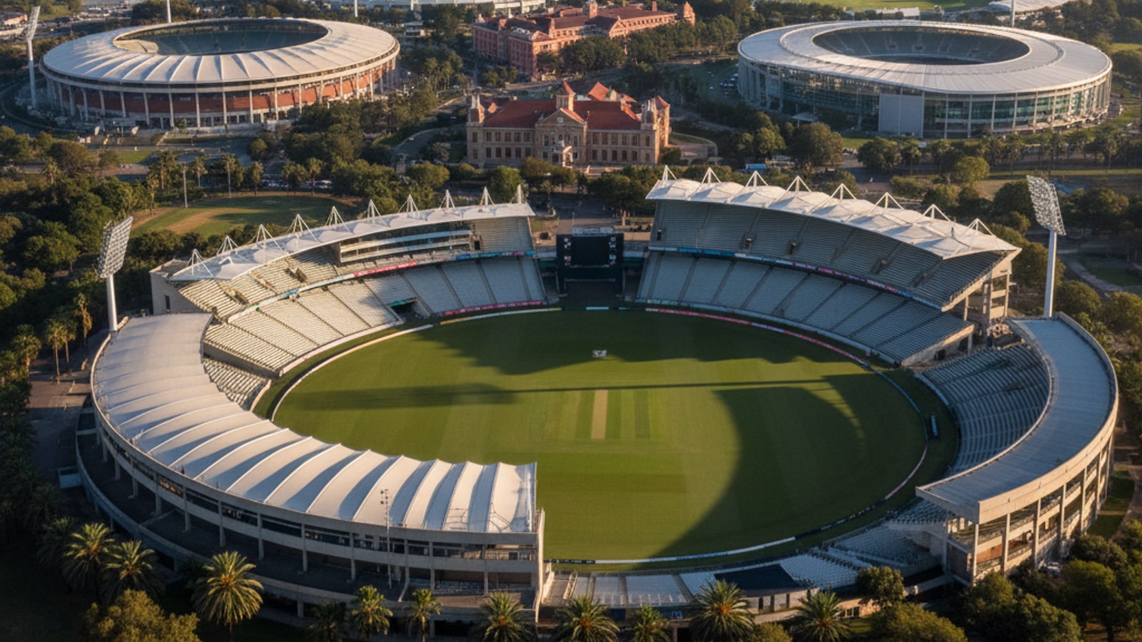 How many international cricket stadiums are there?