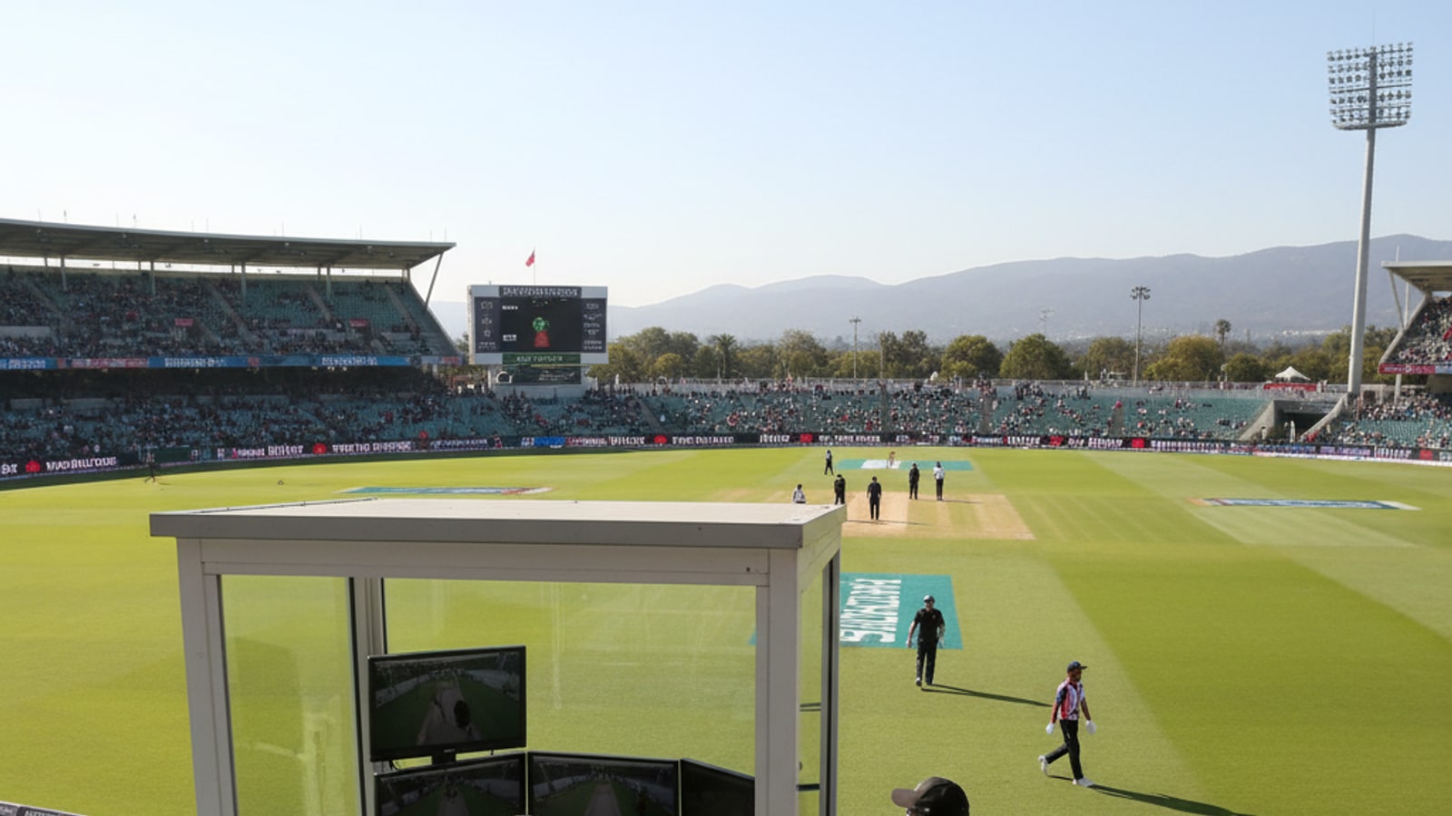 What does the 4th umpire do in cricket?