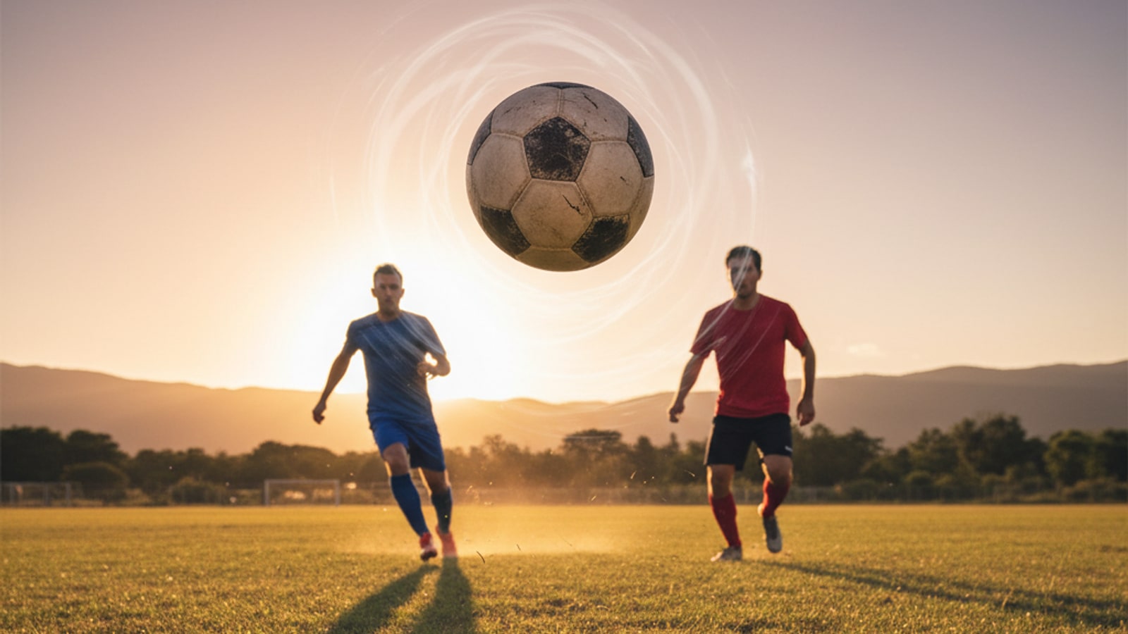 How does momentum apply in soccer?