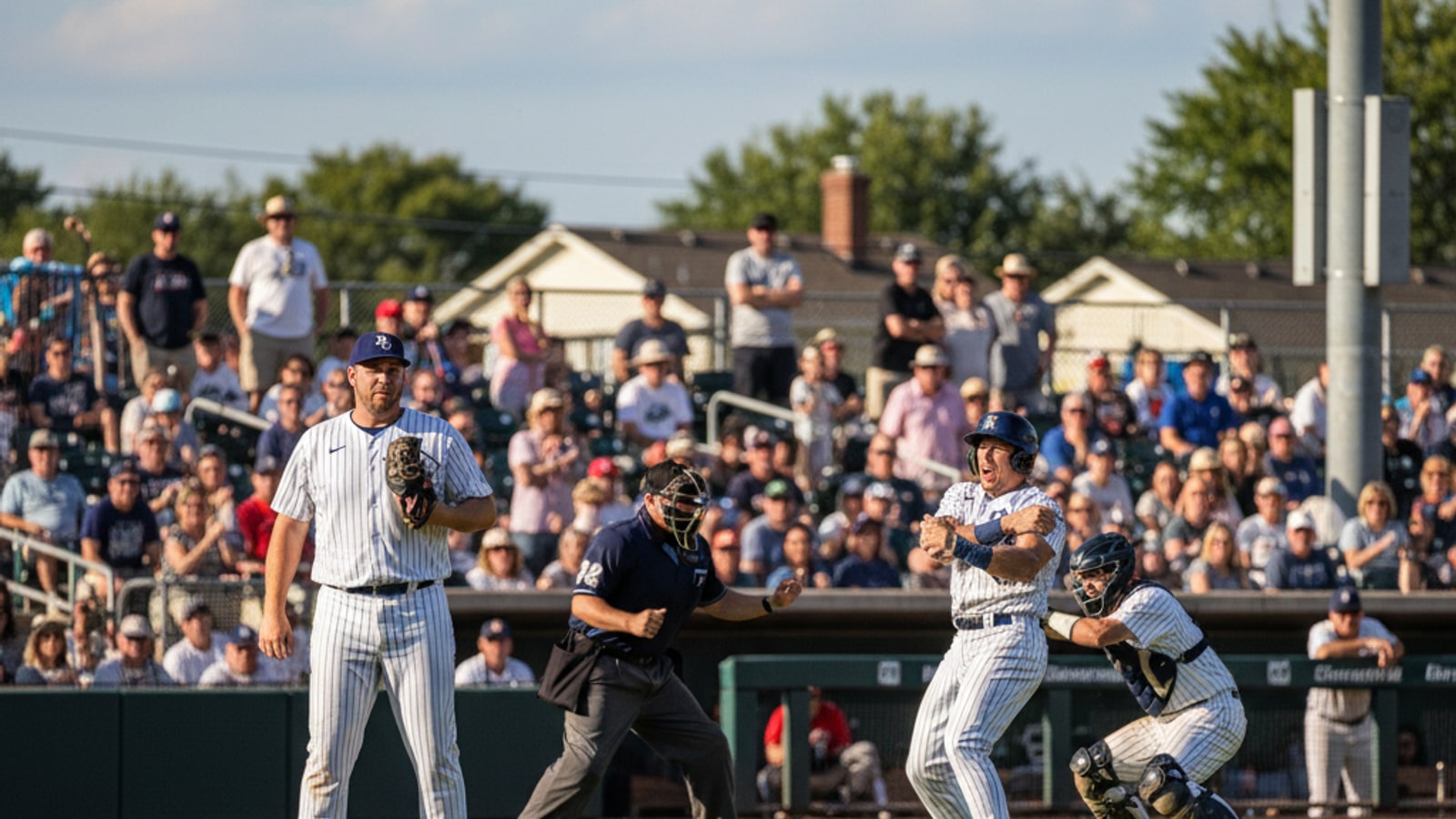 What does it mean when a pitcher hits a batter with a pitch?