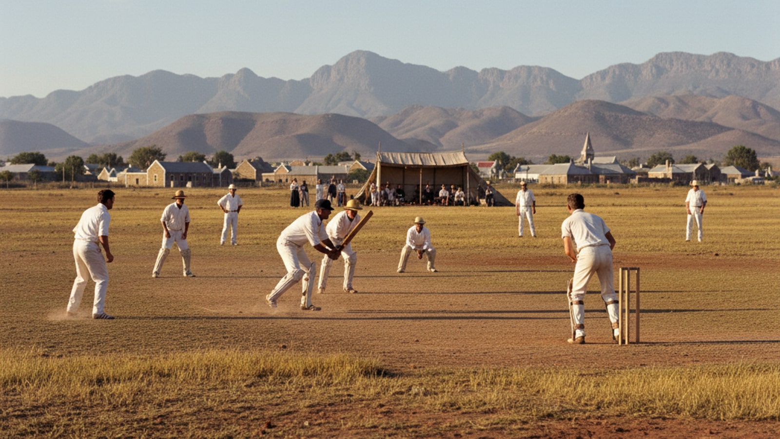 What was the first cricket team in South Africa?