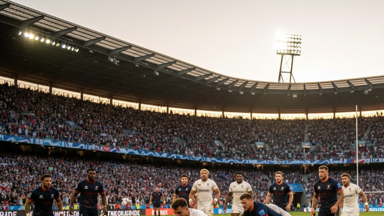 How many tries in a Rugby World Cup match?