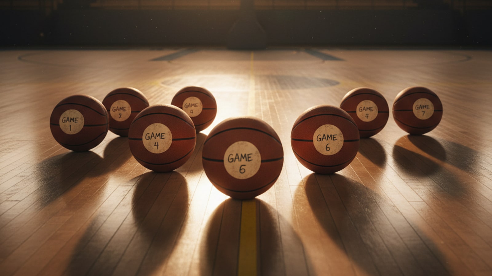 How many games are played in the first round of the NBA?