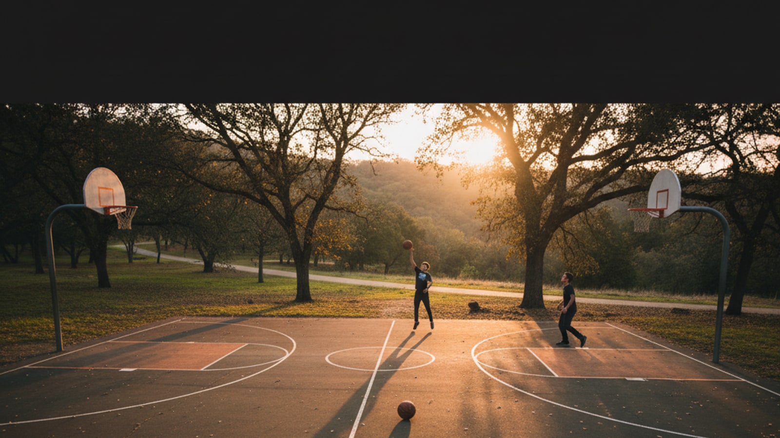 What do you call the playing field in basketball?