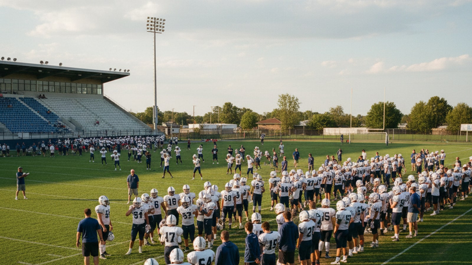 How many players are allowed on a football team?
