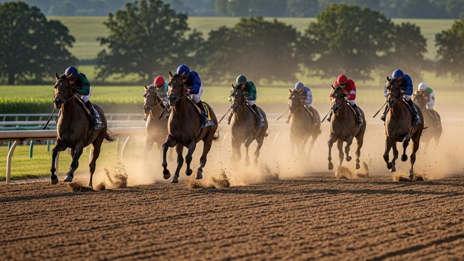 How fast do race horses run in mph?