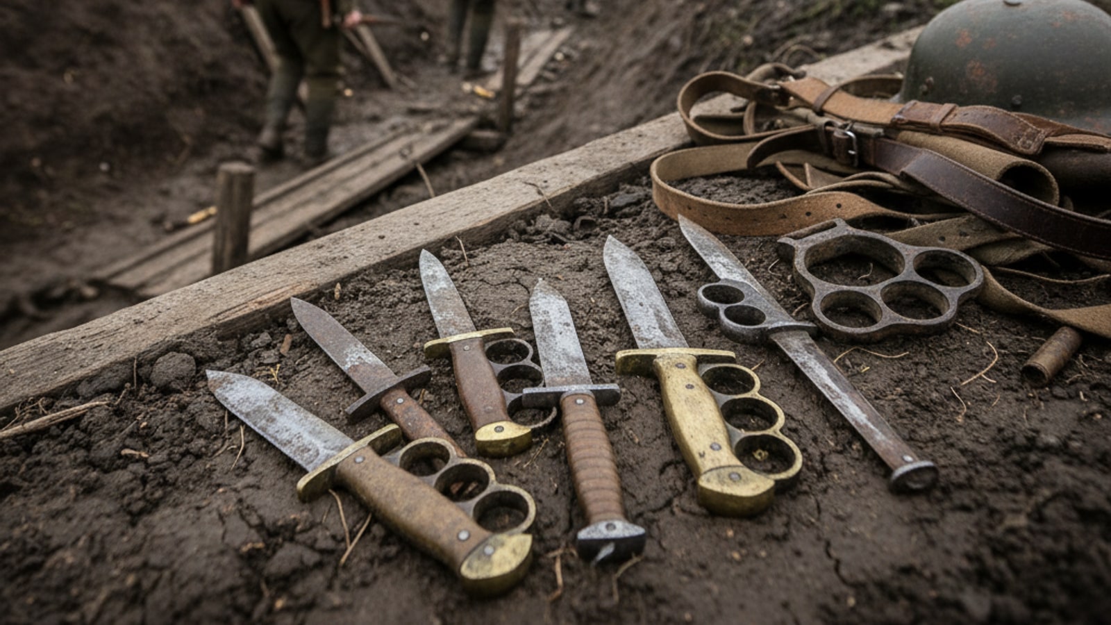 Are trench knives considered to have brass knuckles?