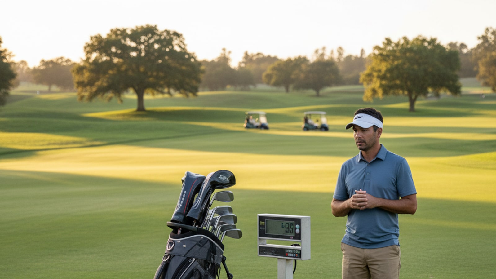 How much does a full set of golf clubs weigh?