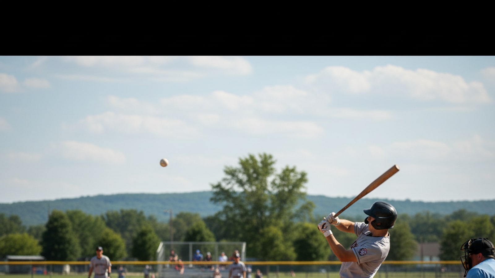 What happens when a batter swings at a pitch and does not hit it?