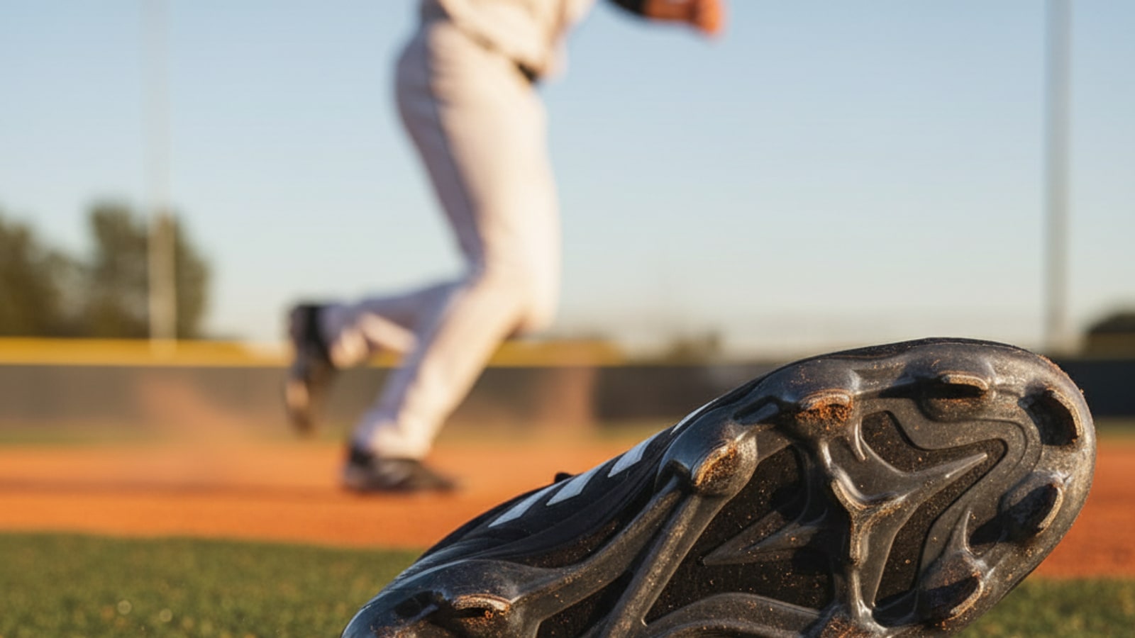 What are the outsole plates on Adidas baseball cleats?