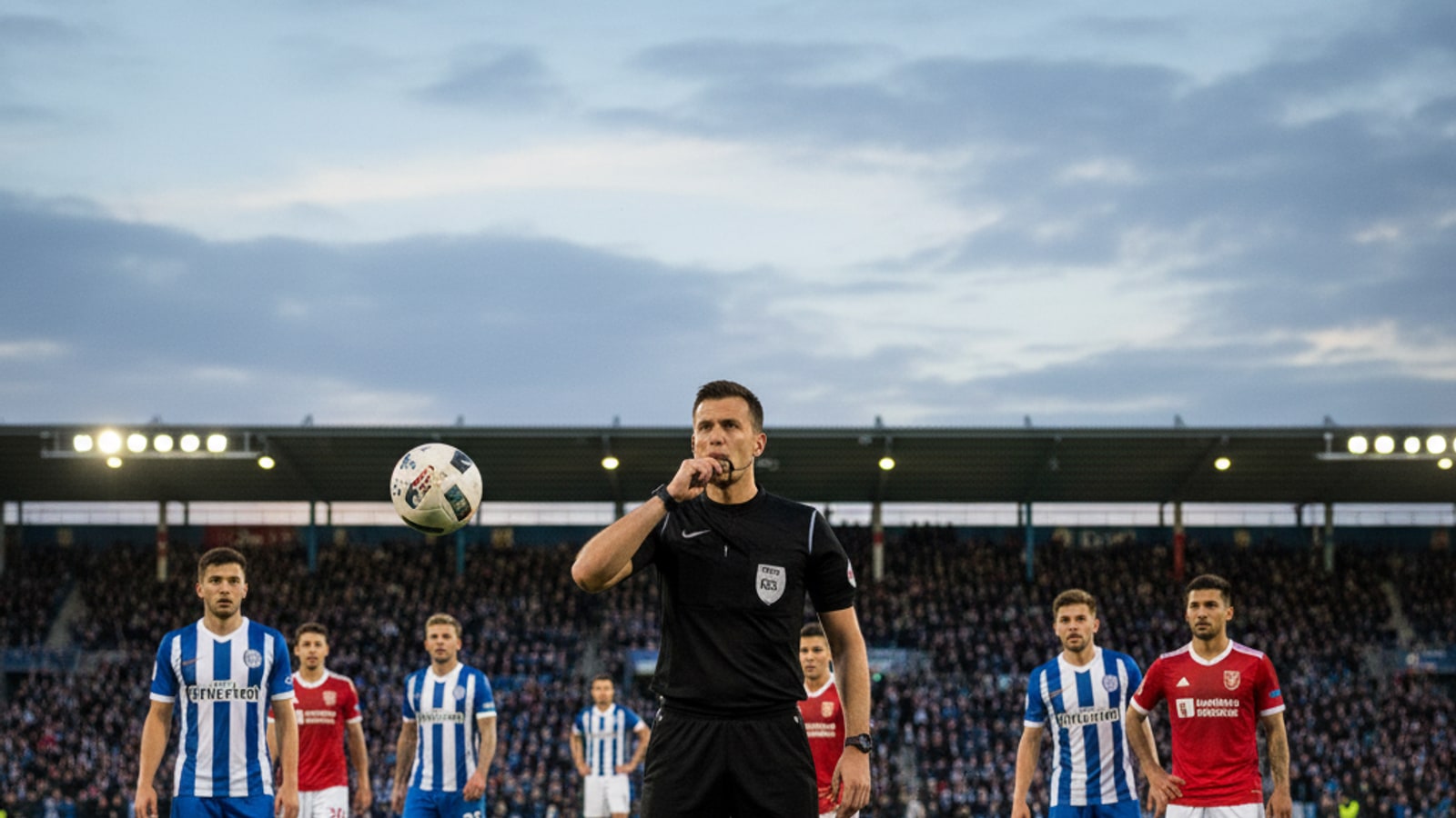 Are there whistles in soccer?