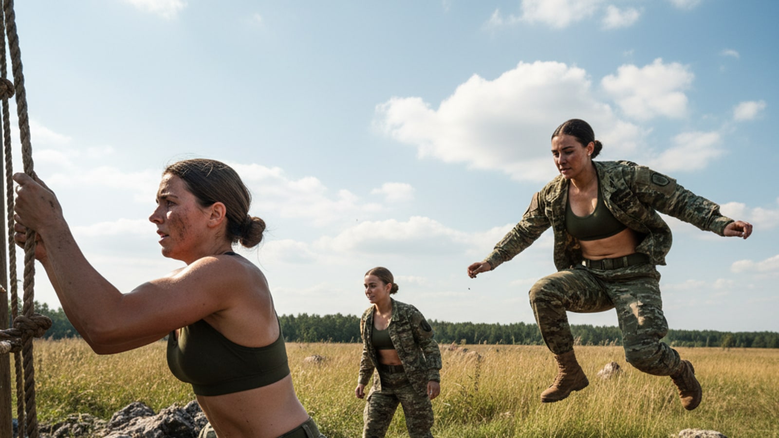 Do female soldiers wear bras?