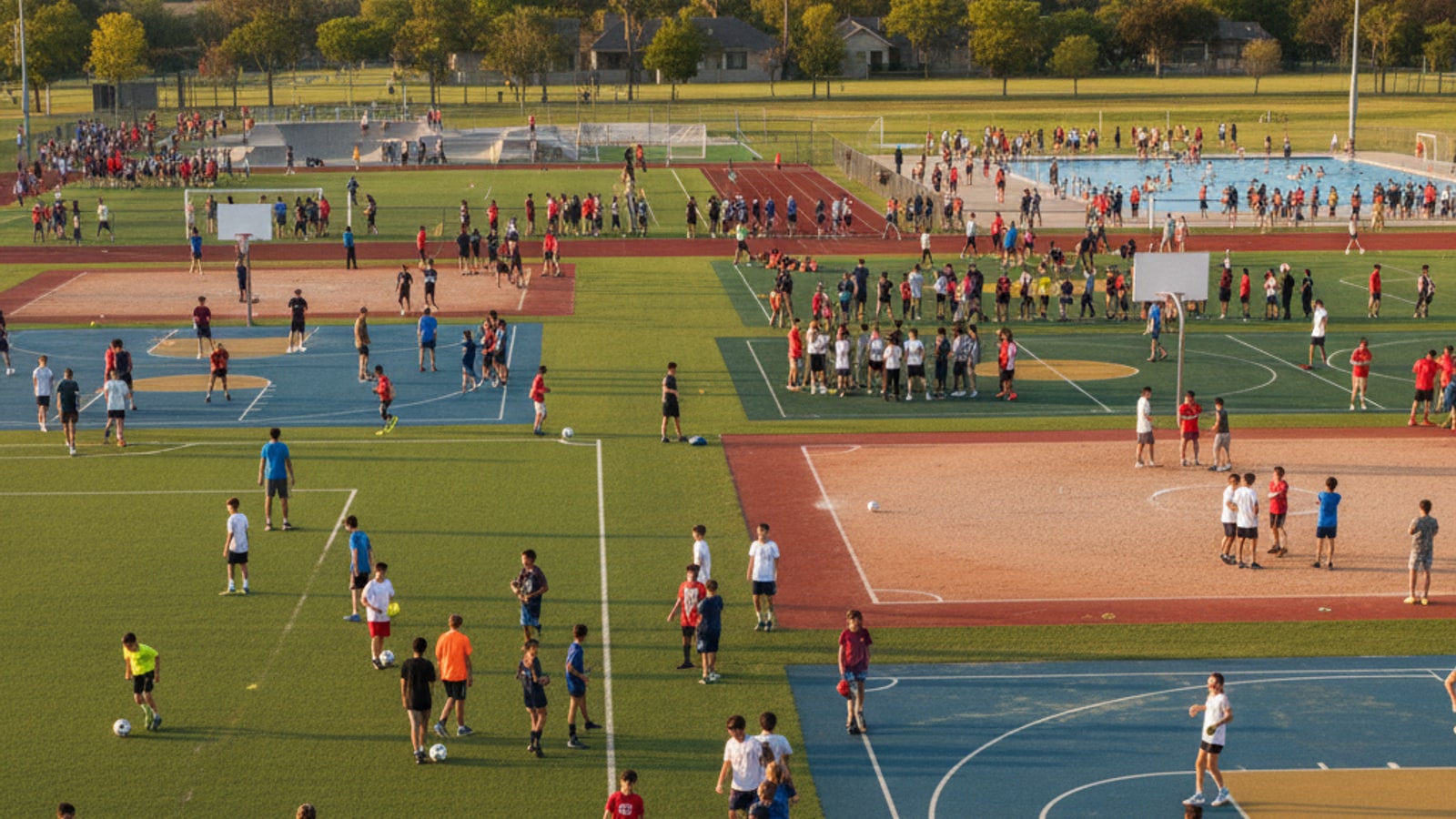What age group plays the most sports?