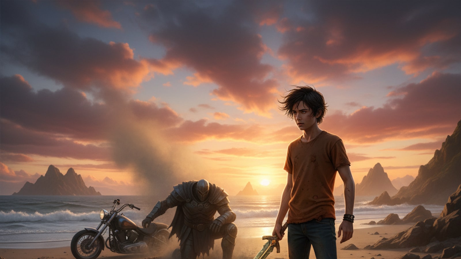 How did Percy Jackson defeat Ares?