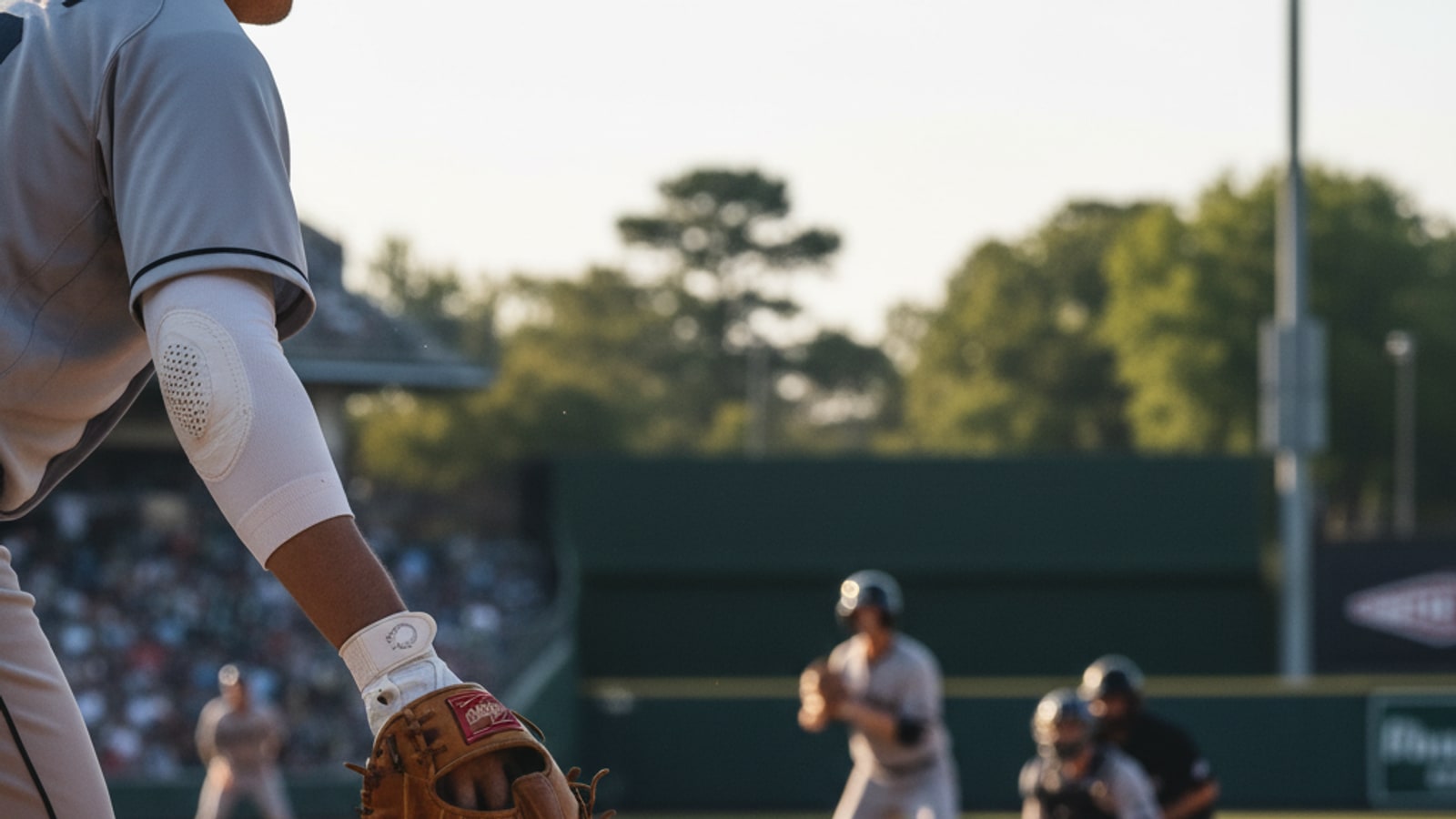 Can you wear a glove while pitching?