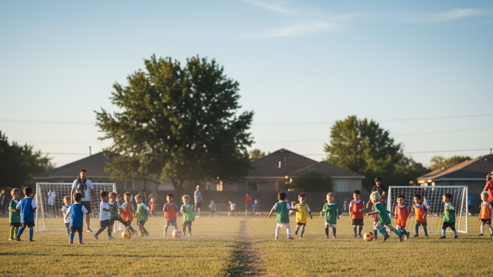 How long is a 6-year-old soccer game?