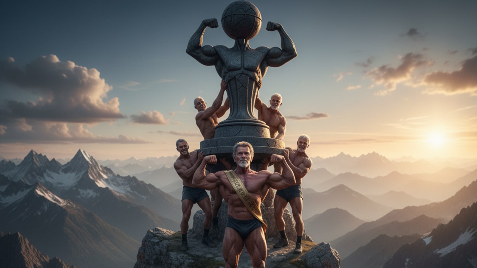 How old was Arnold when he won his last Mr. Olympia?