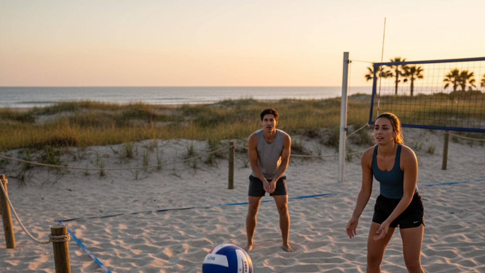 What is out of bounds in volleyball?