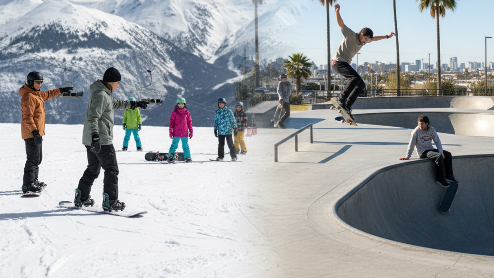 Is it better to learn to snowboard or skateboard?