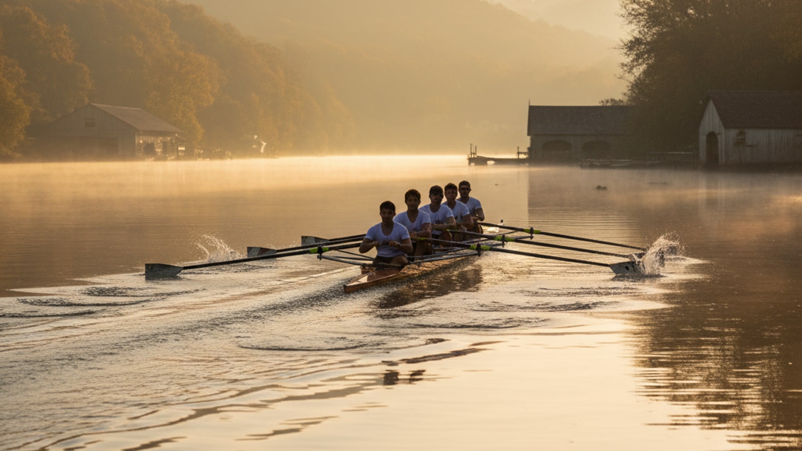 How many oars does a quad scull use?