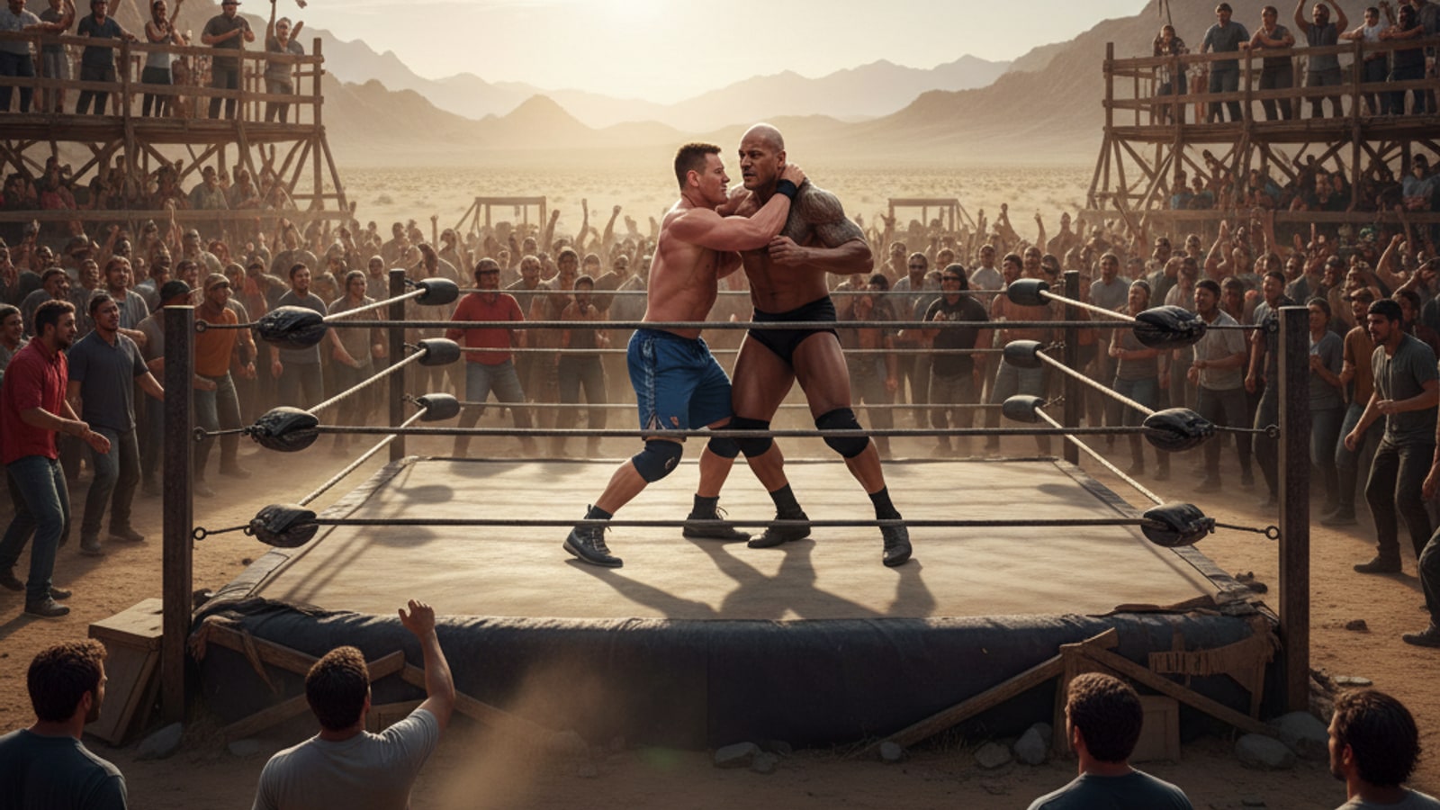 Was the rock in UFC?