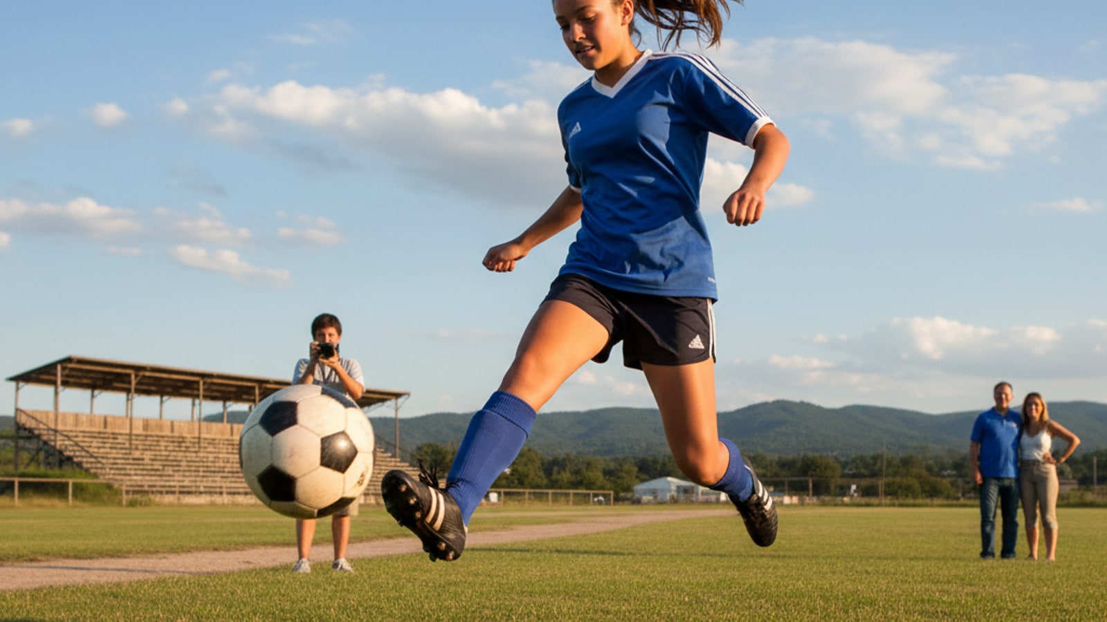 When did Mia Hamm become a soccer player?