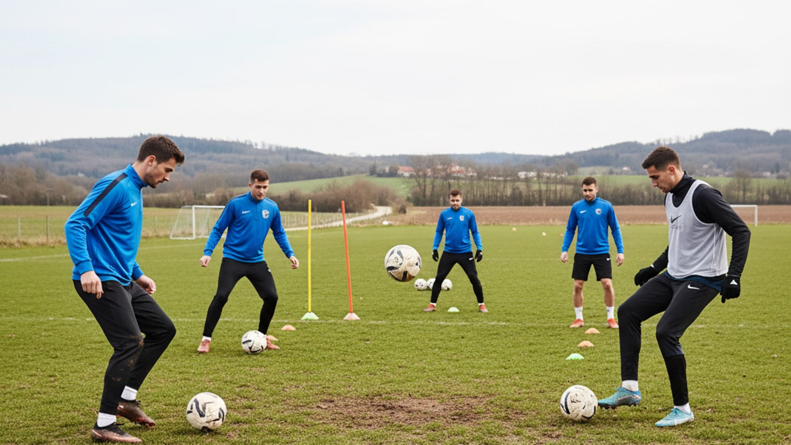 What does ball control and footwork mean in soccer?