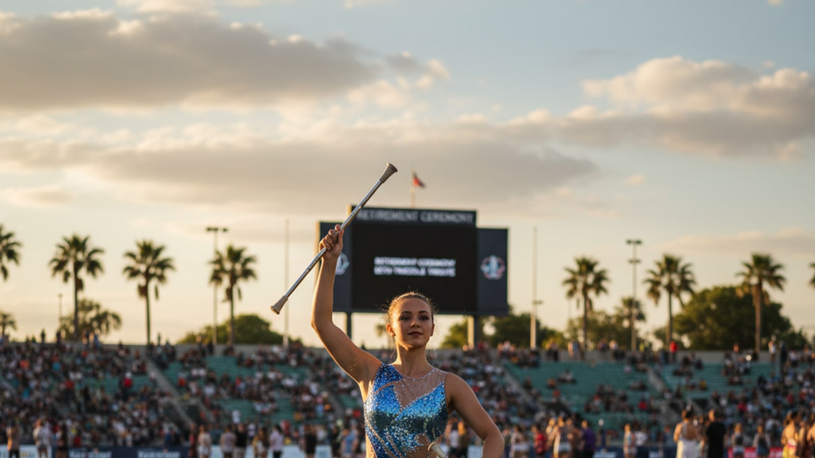 How old is Savannah Miller, baton twirler?