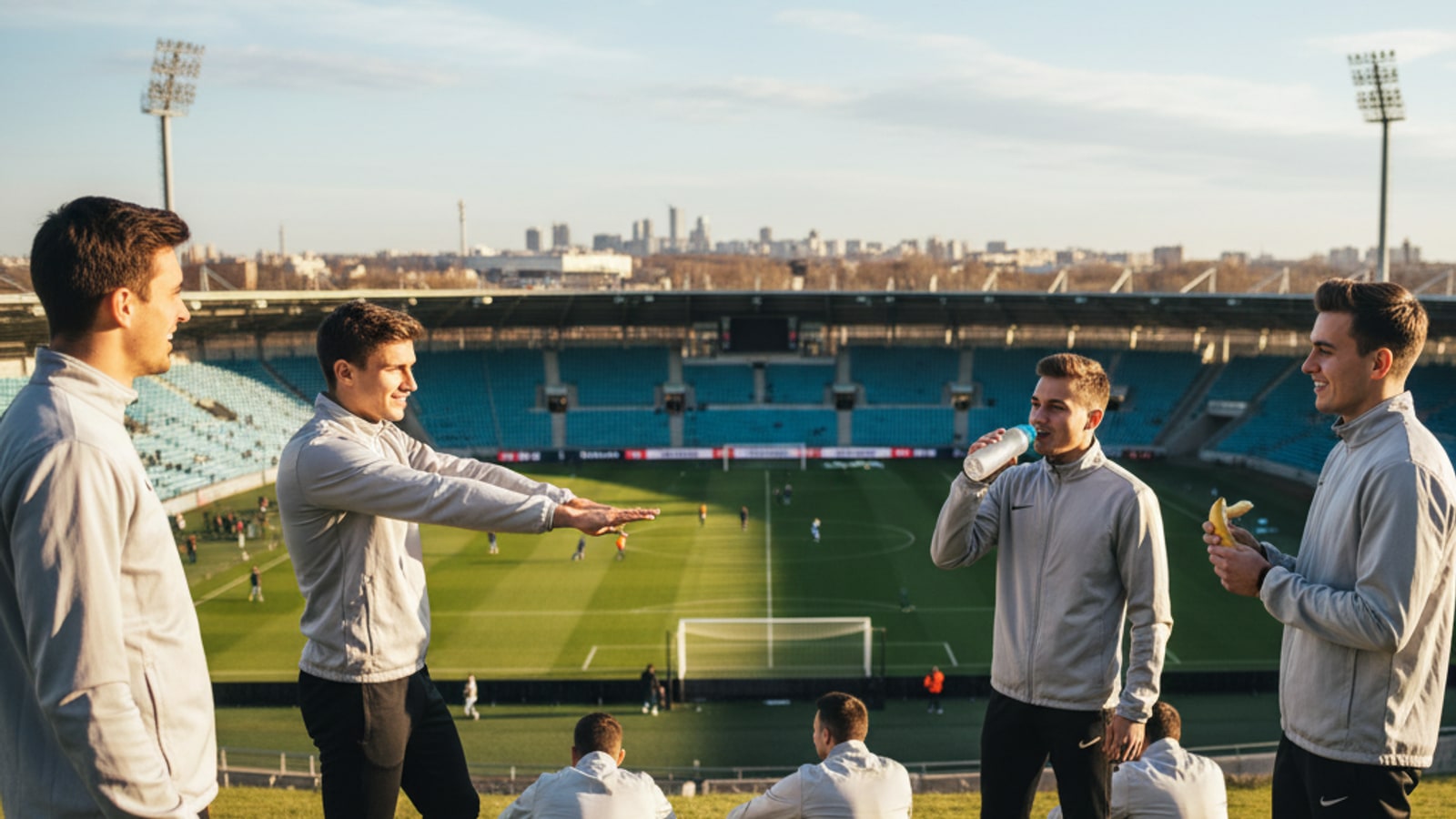 What is the best thing to do before a soccer game?