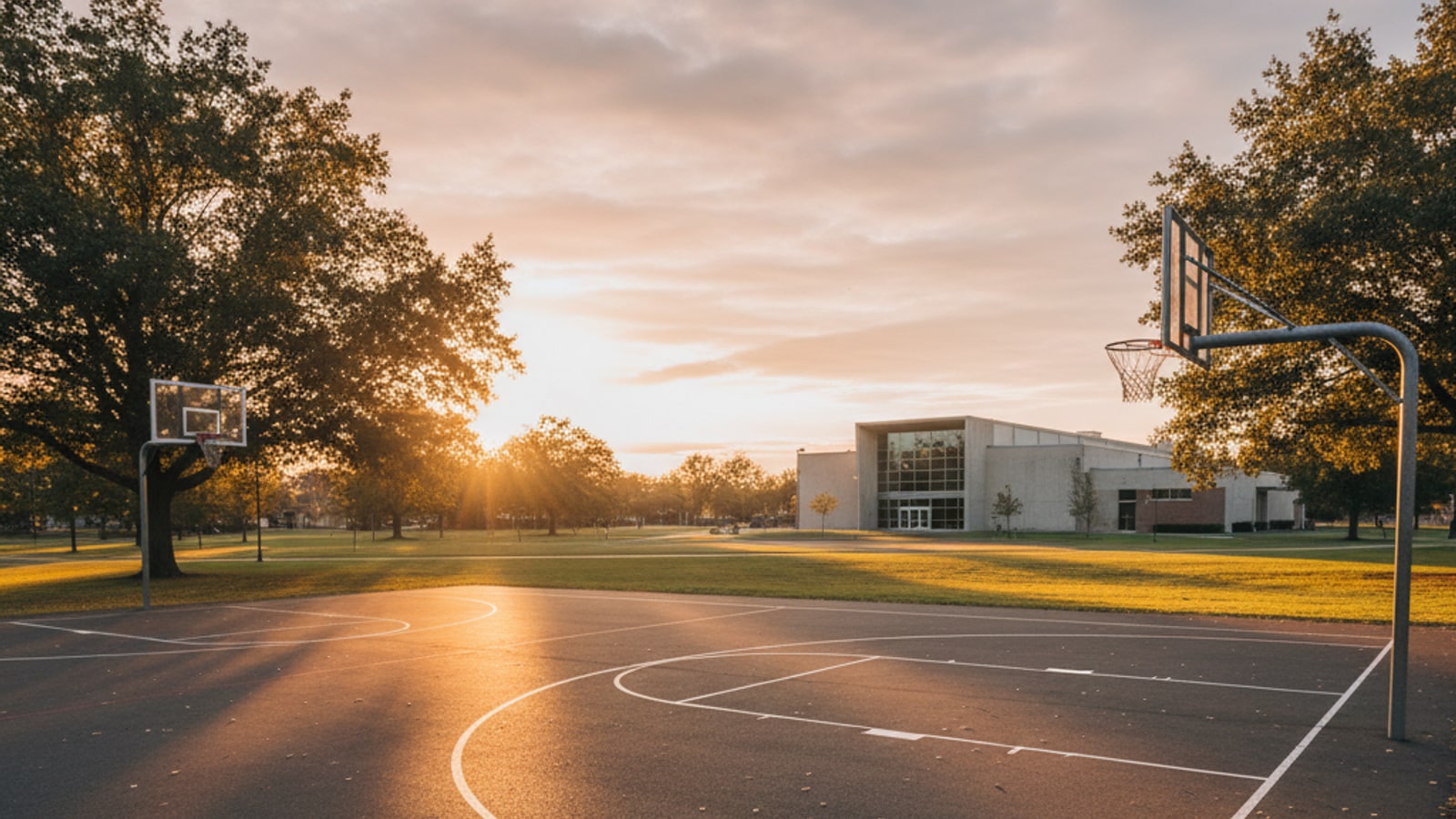 What are the dimensions of a basketball court?