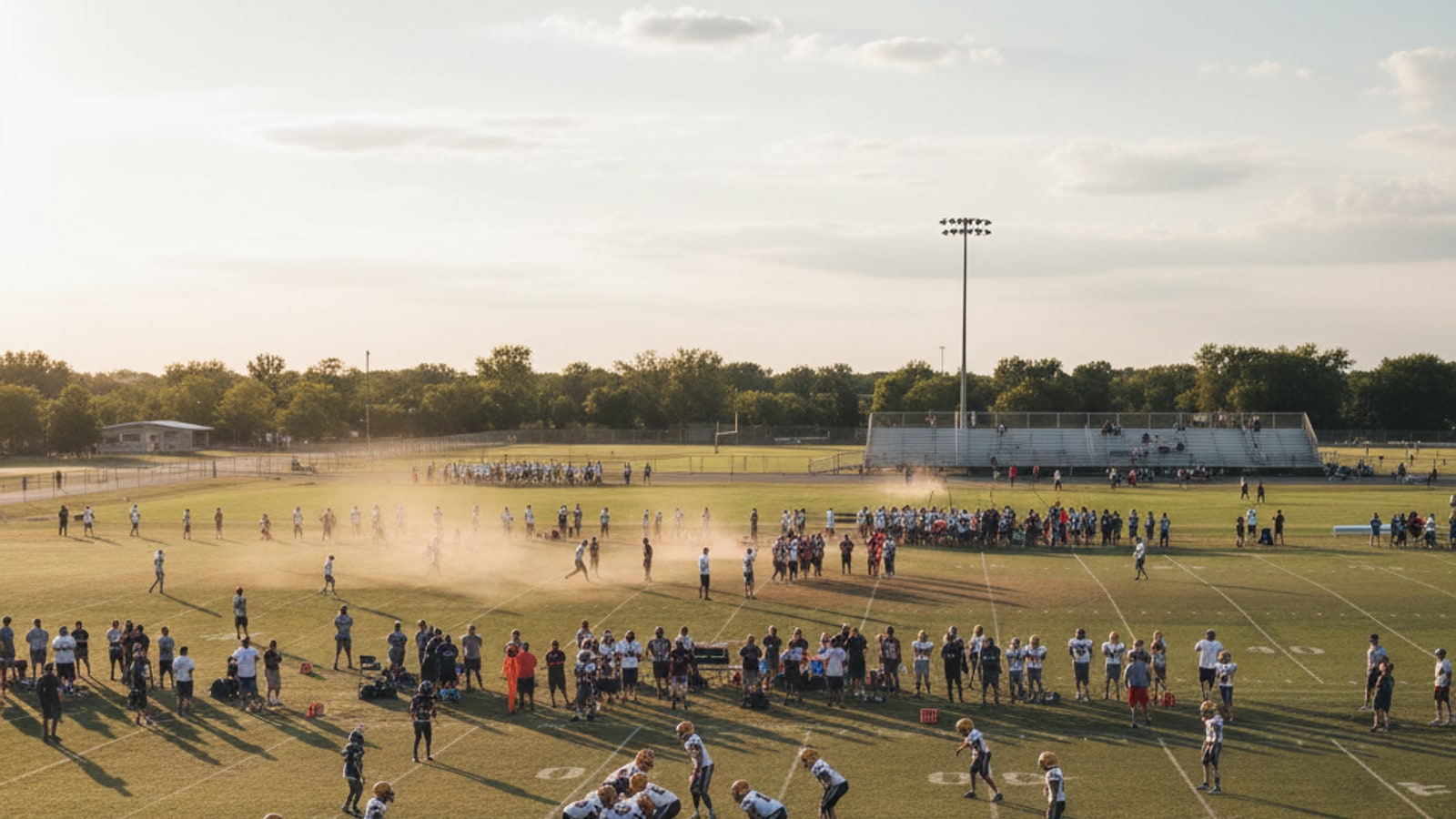 How many football games a week do you have to play?