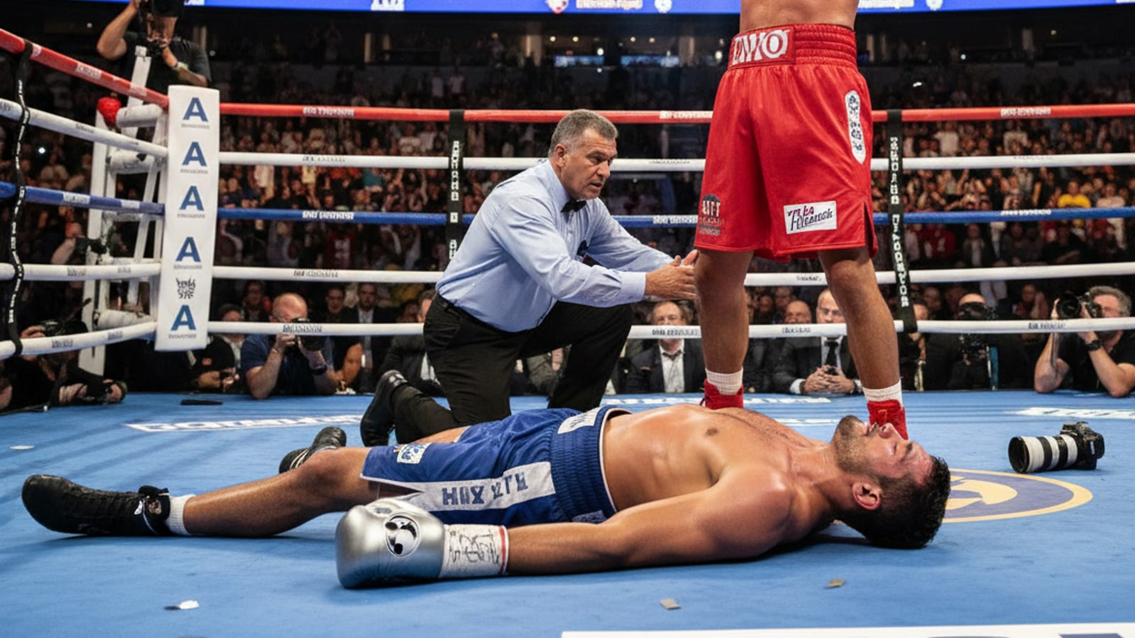 What does "knockout" in boxing mean?
