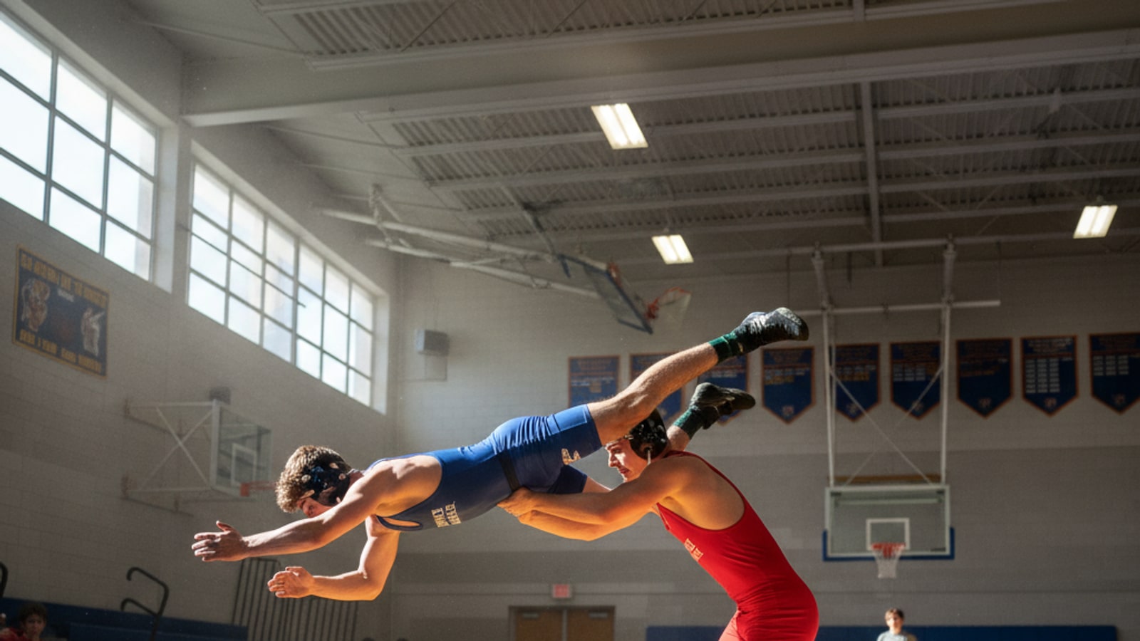 What do you call a springboard crossbody in wrestling?
