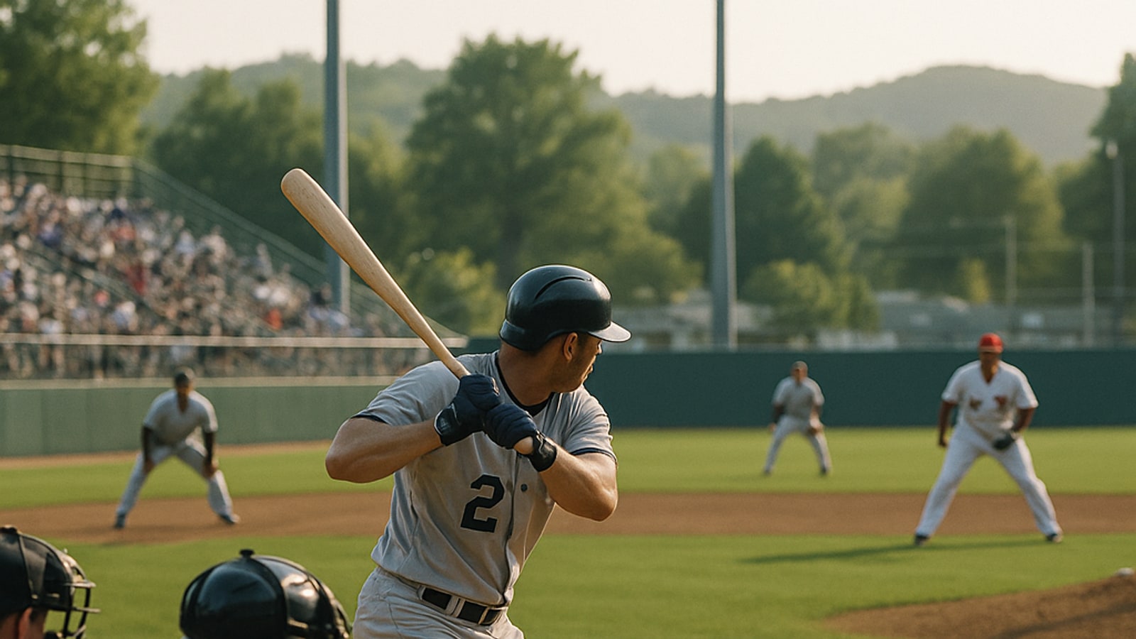 When does the visiting team bat in the first half of an inning?