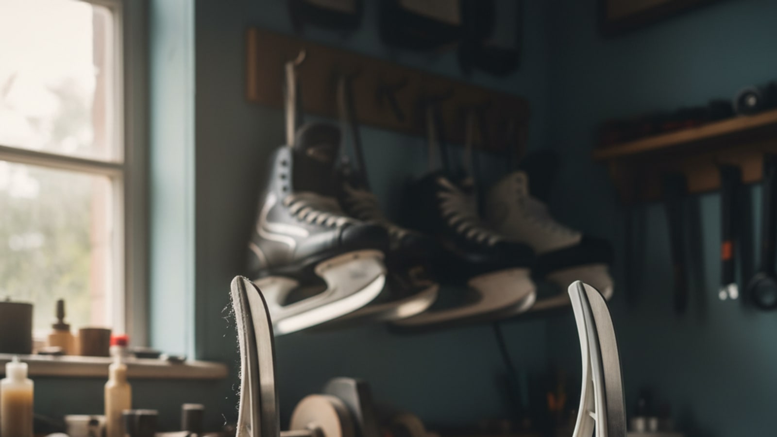 Are figure skates sharpened differently than hockey skates?