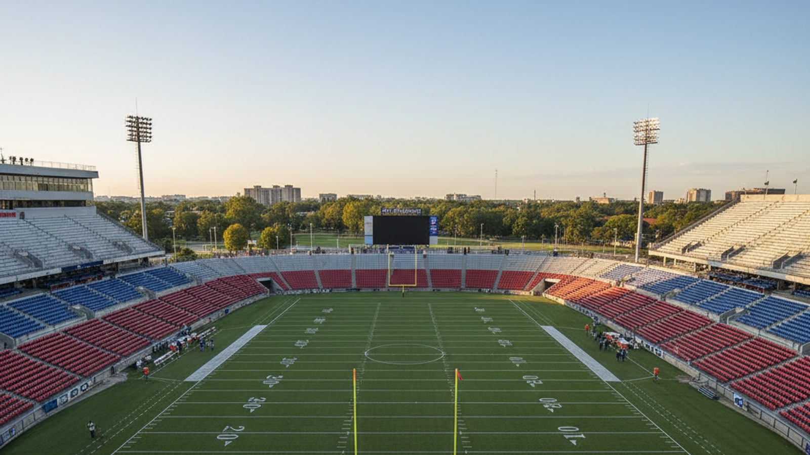 What is the dimension of a football field?