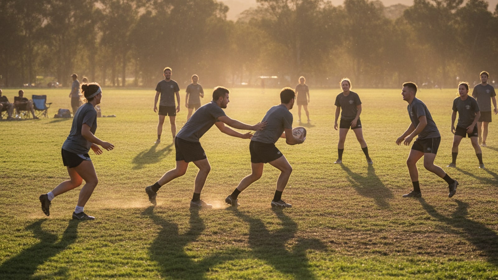 How long is a game of touch?