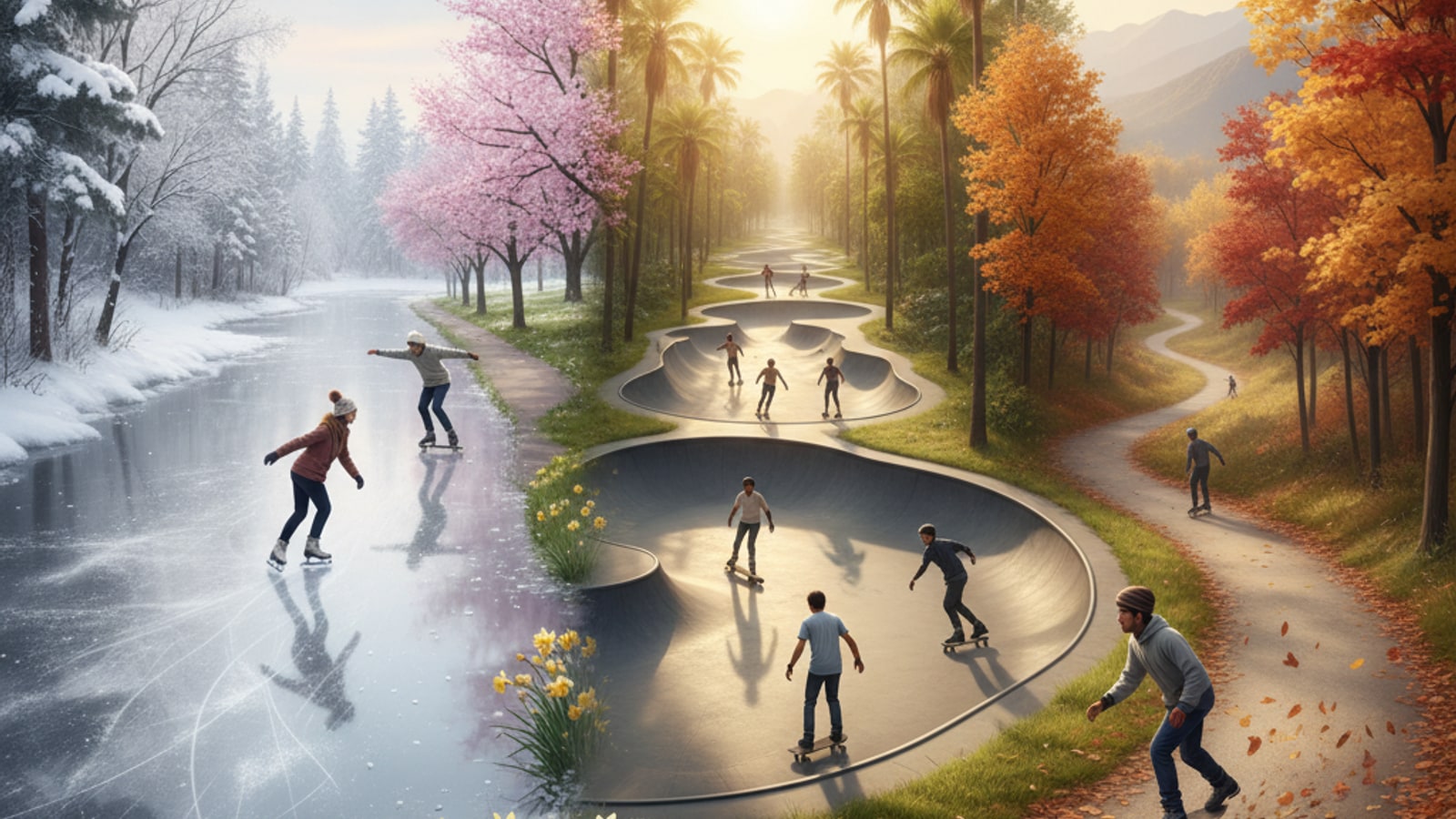 What is the best season to skate?