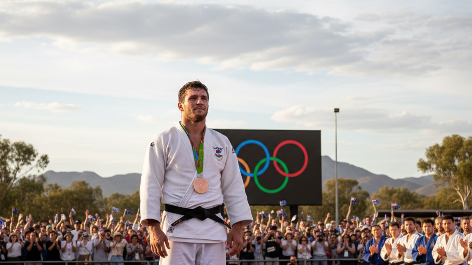 Has Australia ever won a judo medal?