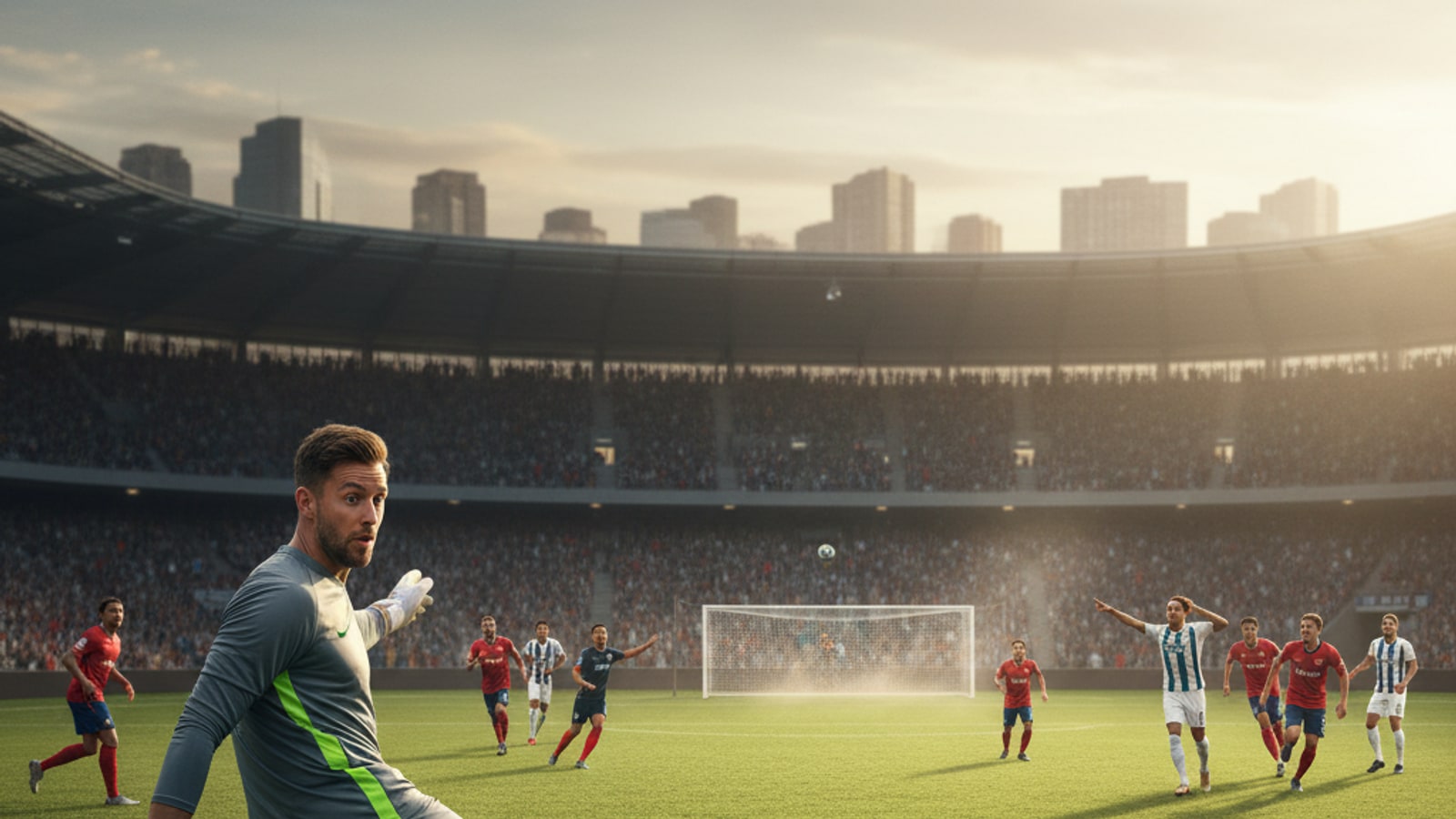 What happens if a goalkeeper scores from a goal kick?