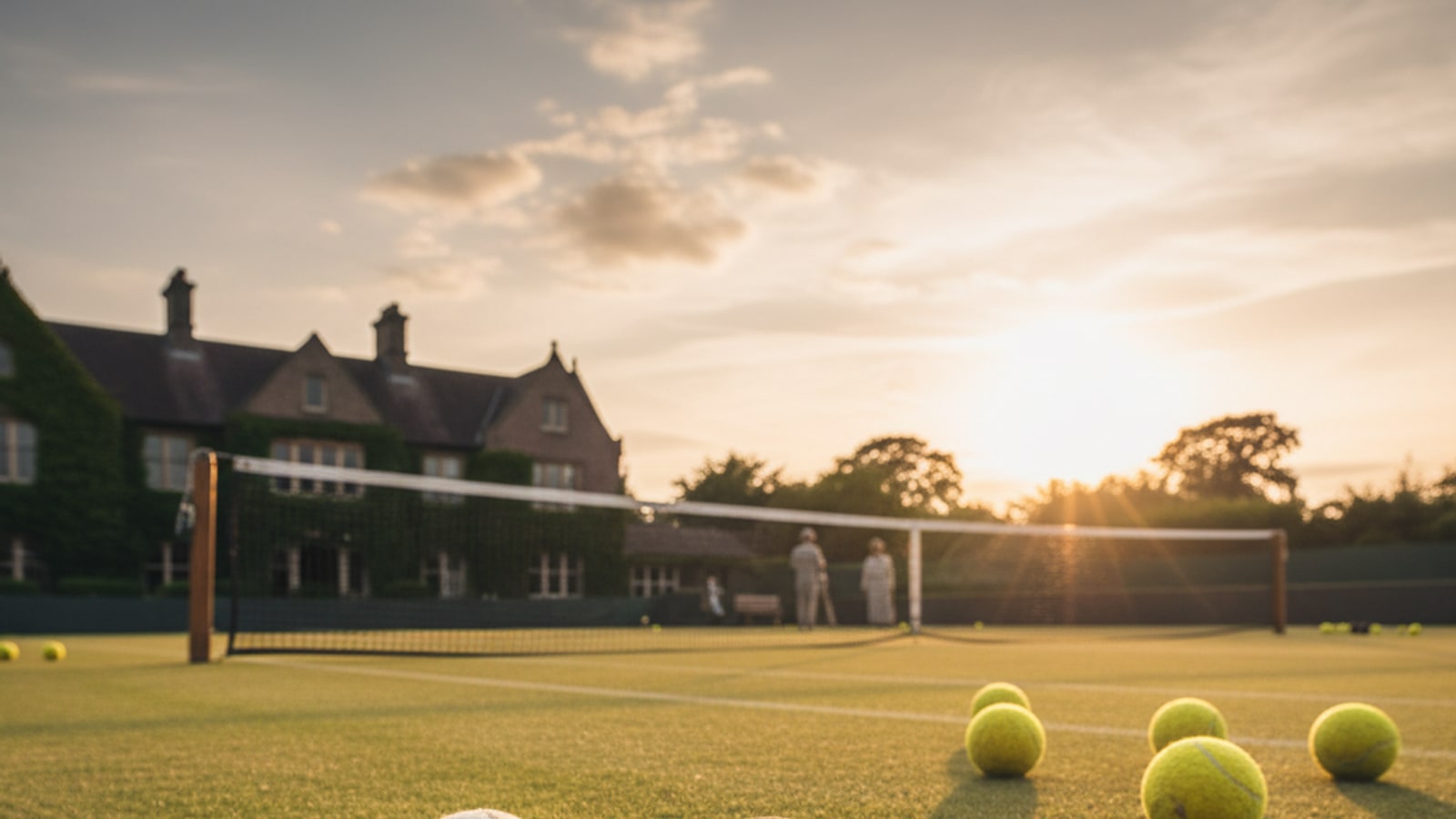 What color was the first tennis ball?