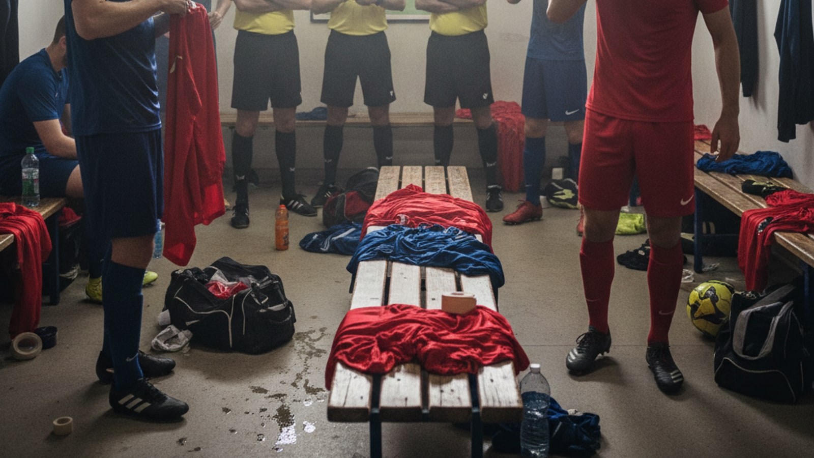 Do footballers change shirts at halftime?