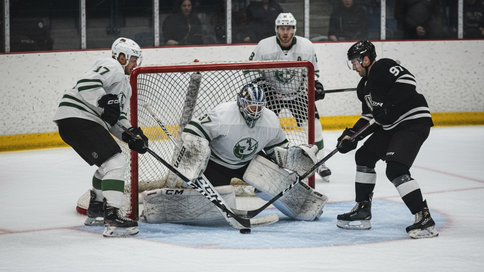 What is a crease in hockey?