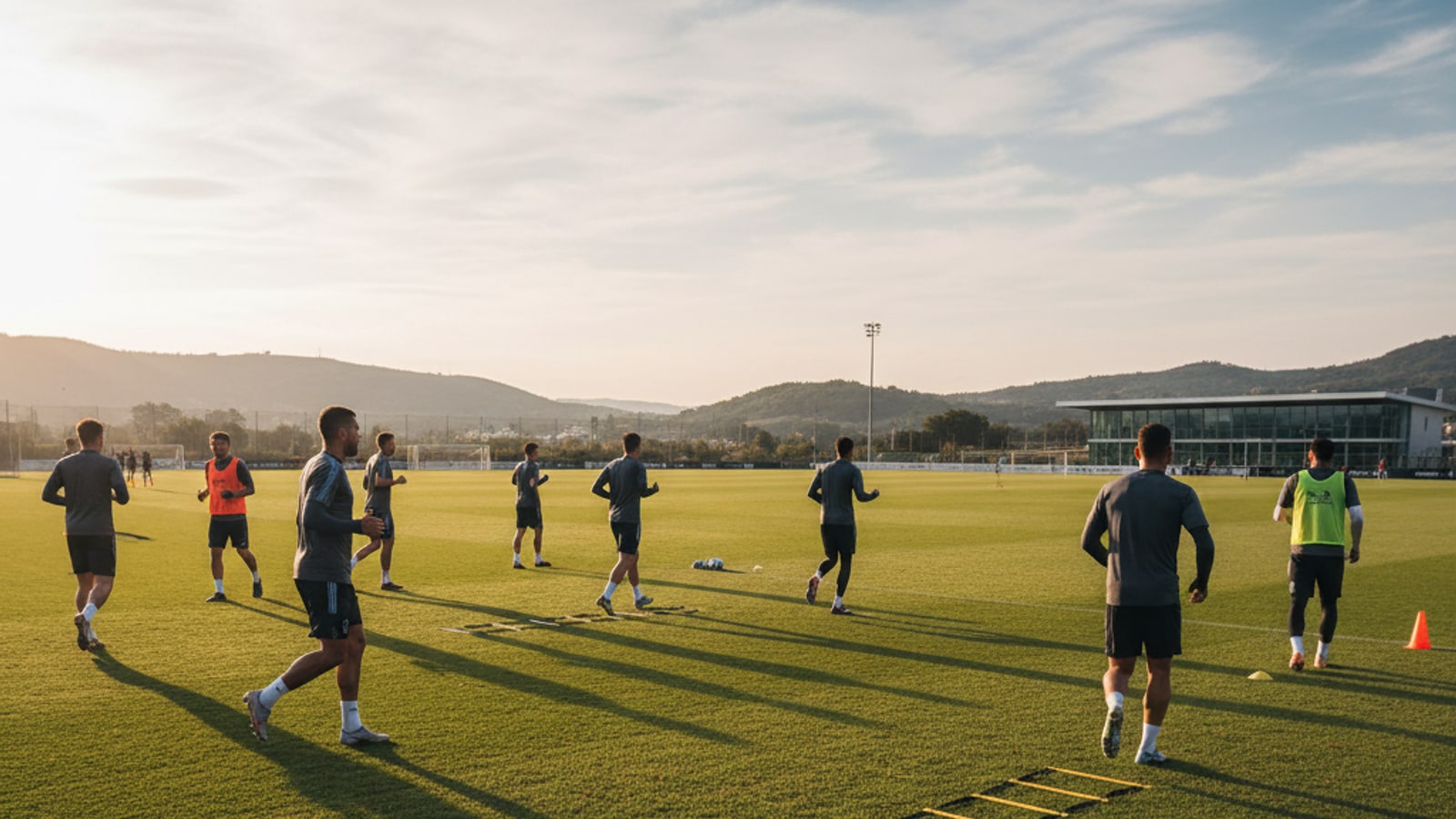 How many miles do footballers run a day?