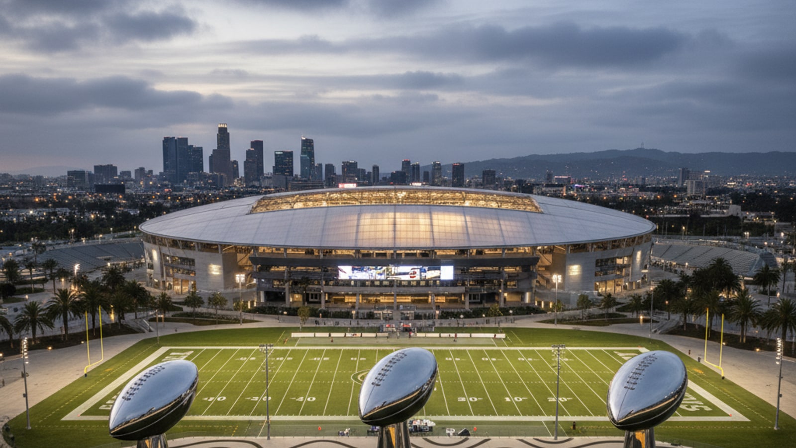 How many Super Bowls have been played in California?