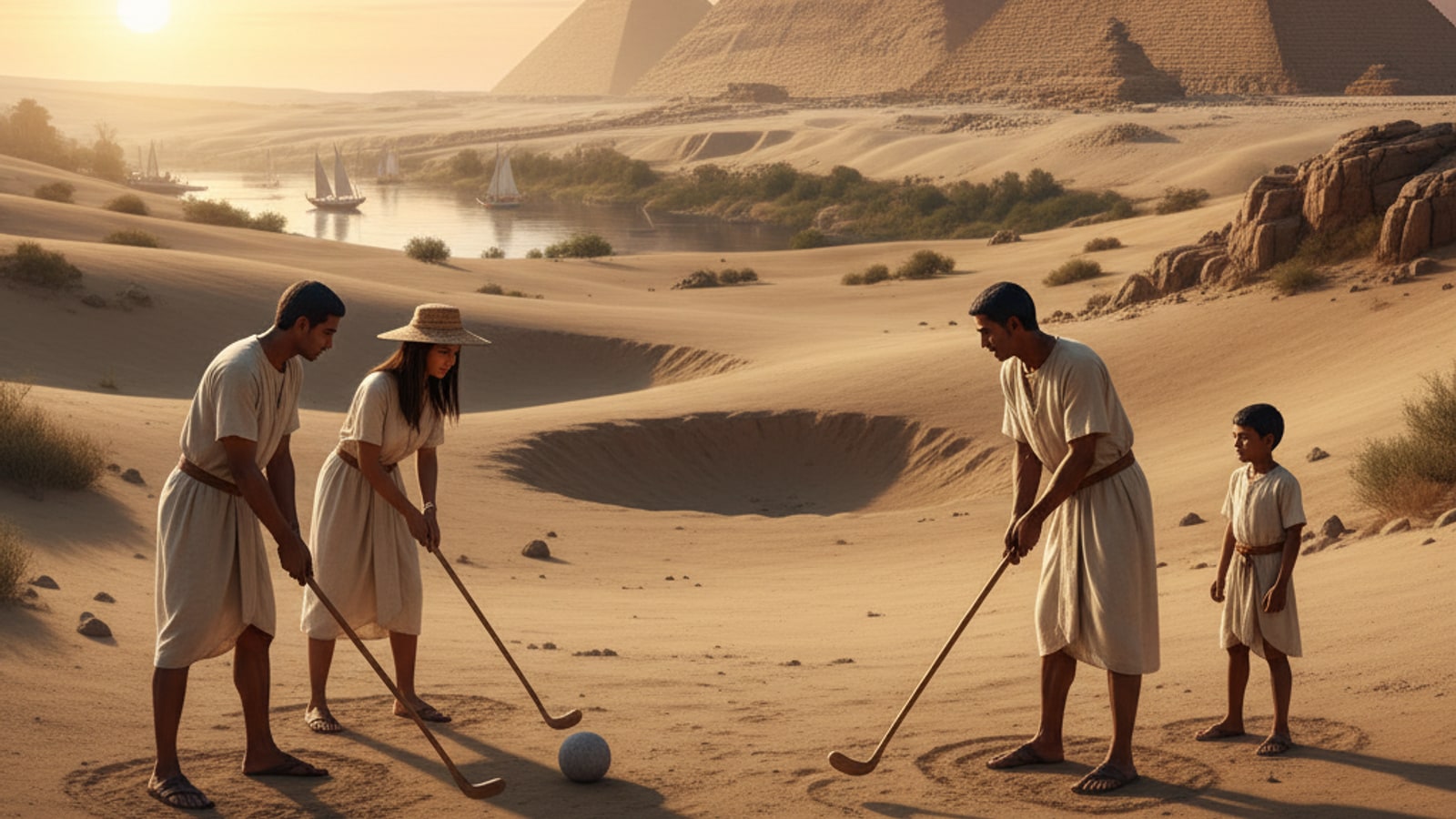 Did they play sports in Ancient Egypt?