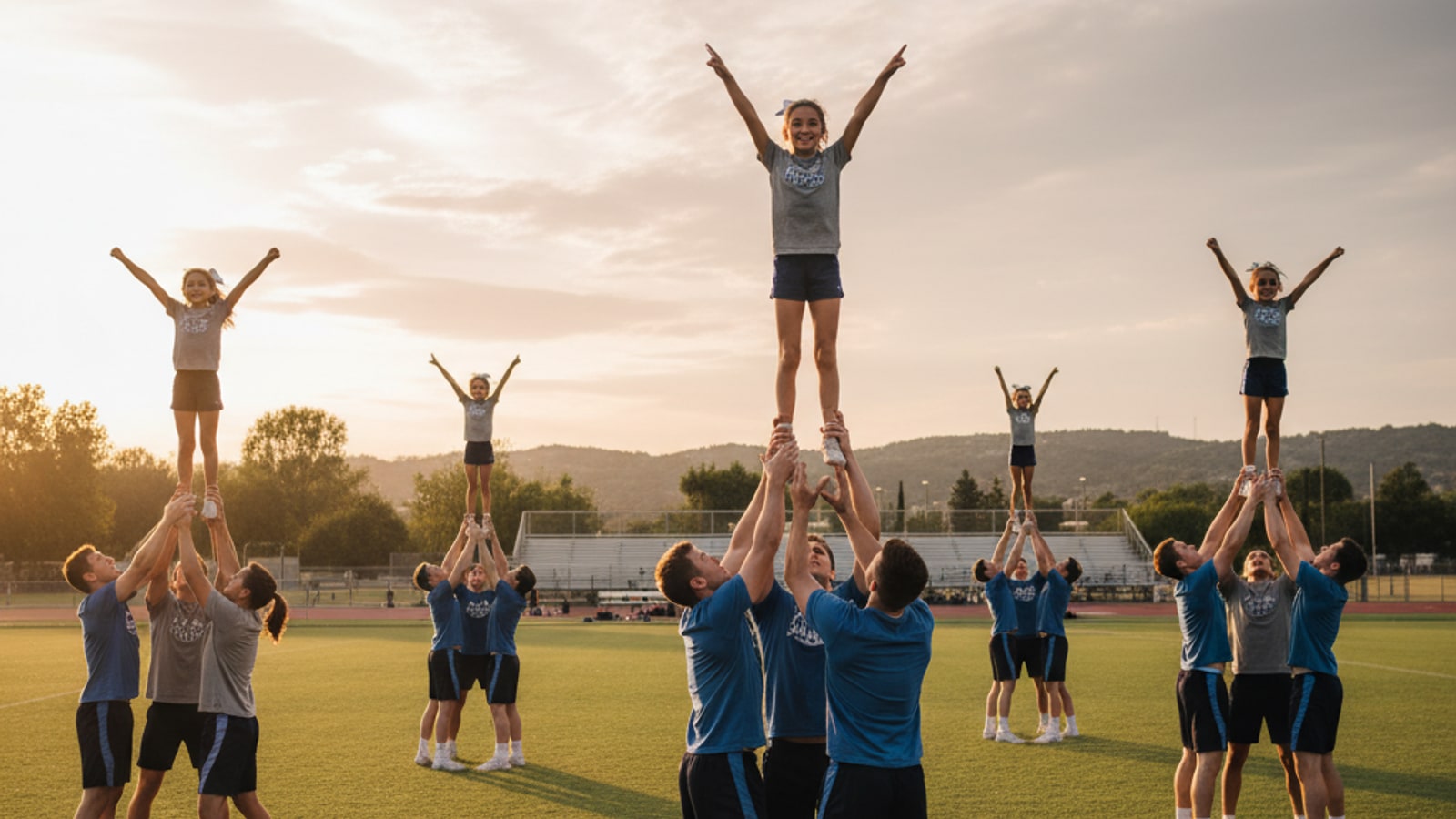 How tall do you have to be to do cheerleading?