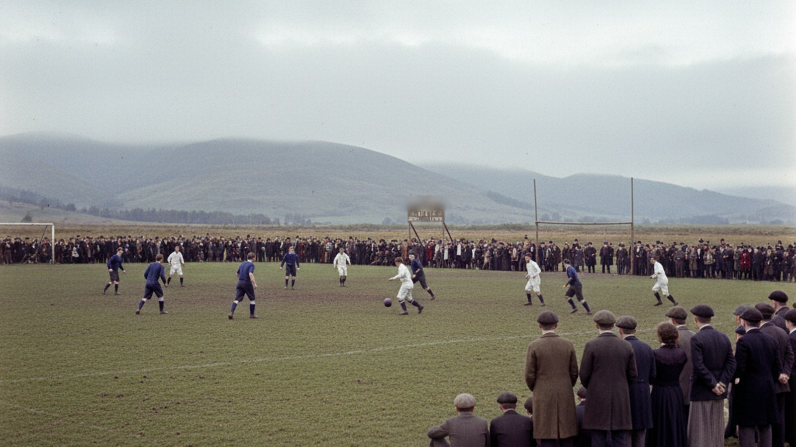 What was the score between Scotland and England in 1872?