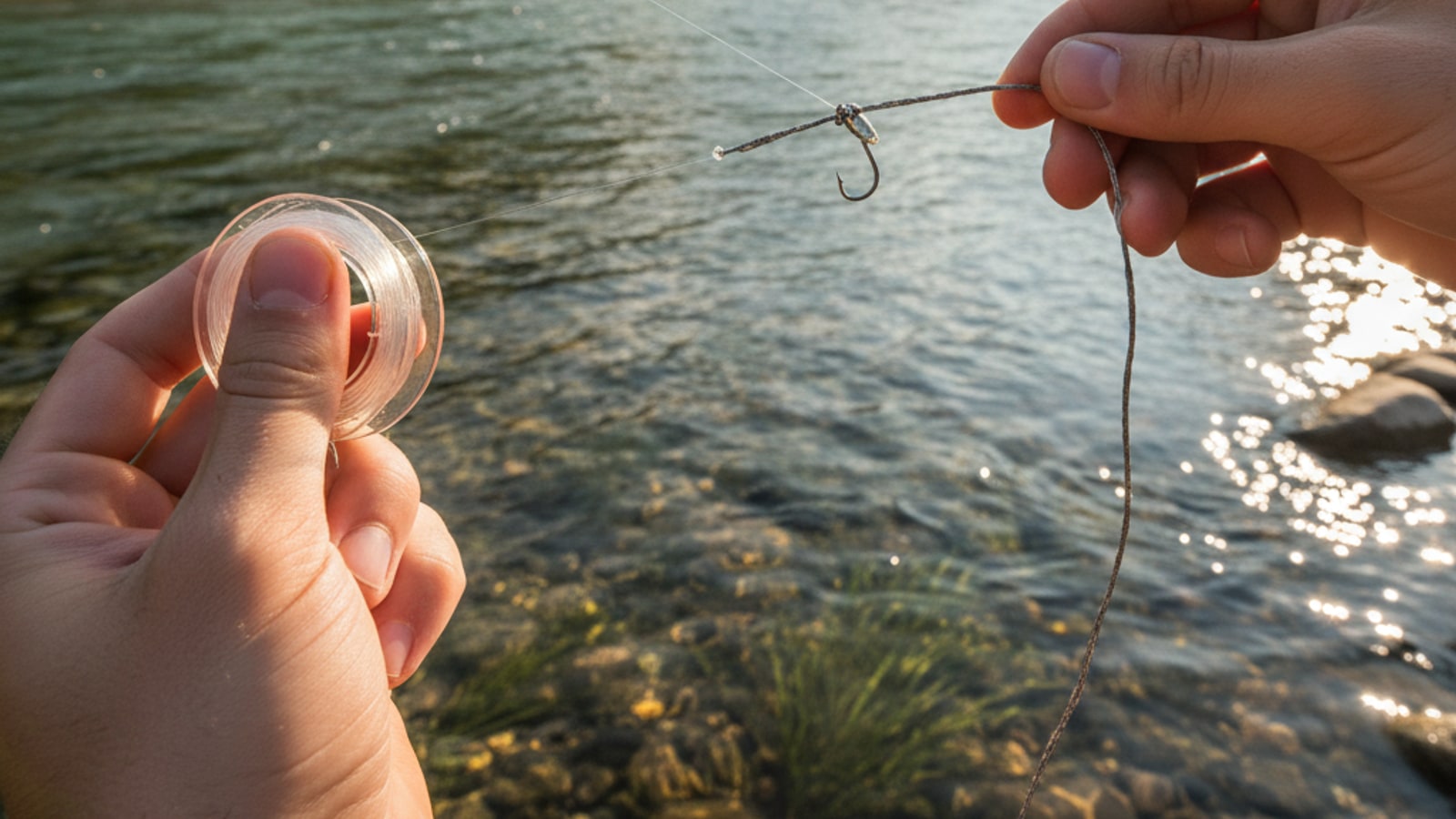 Can you use normal fishing line as a leader?