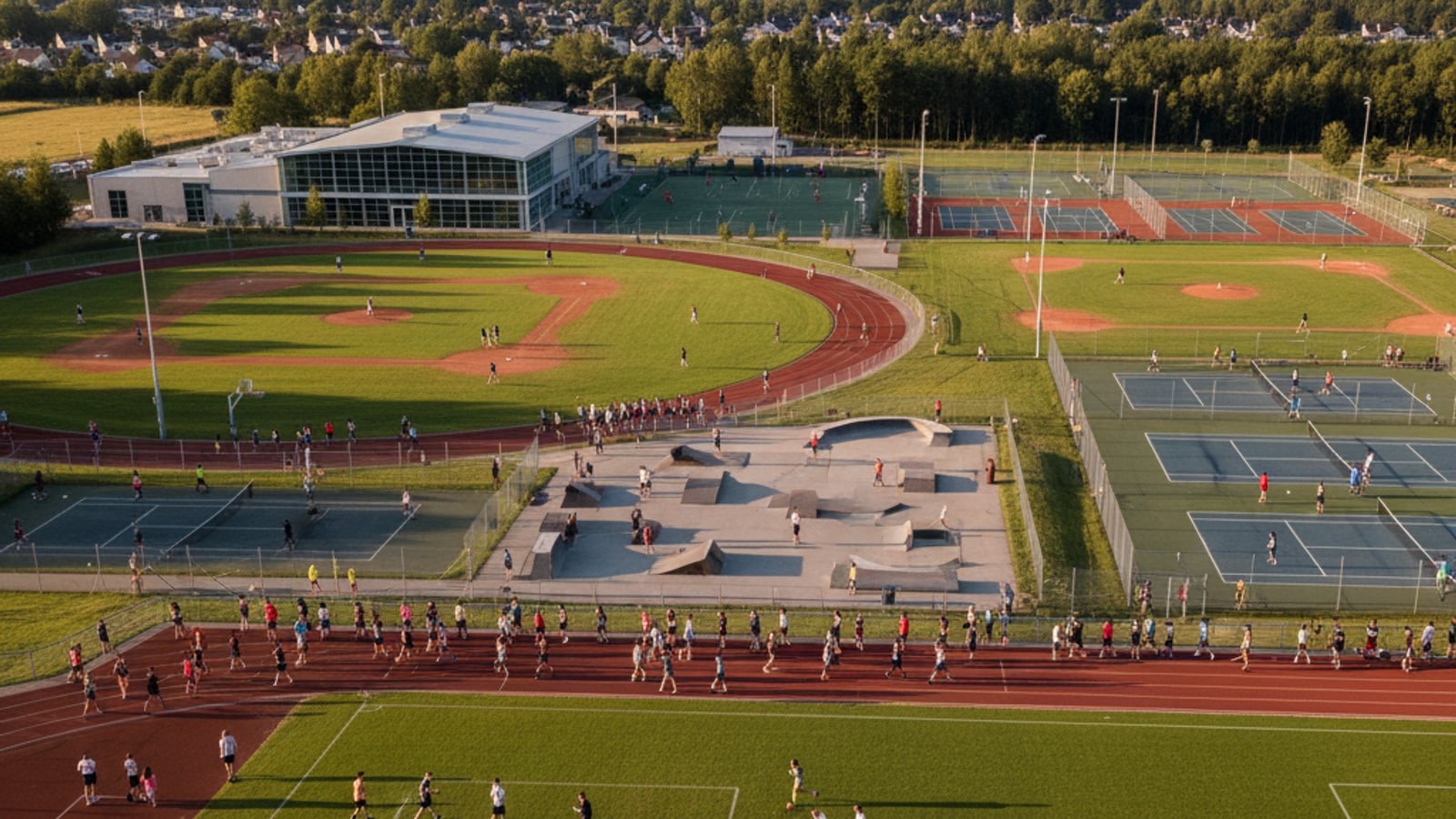 What percent of students are athletes?